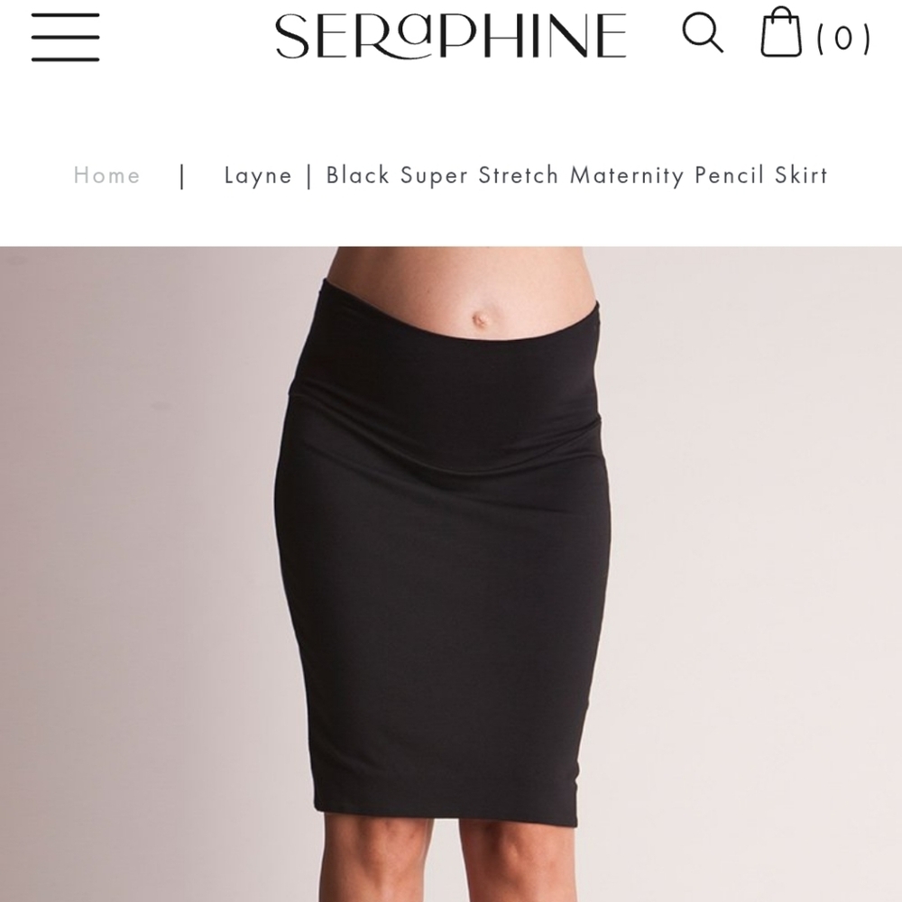 Seraphine Maternity lot size S pencil skirt work wear and lightweight legging